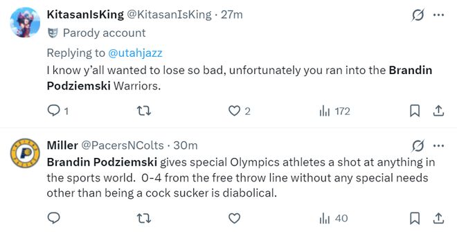 勇士残阵不敌爵士 波杰姆斯基末节崩盘引球迷怒