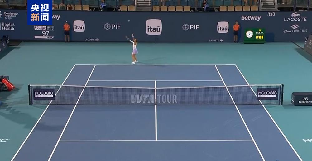 郑钦文晋级WTA1000迈阿密站16强，正式追平个人在